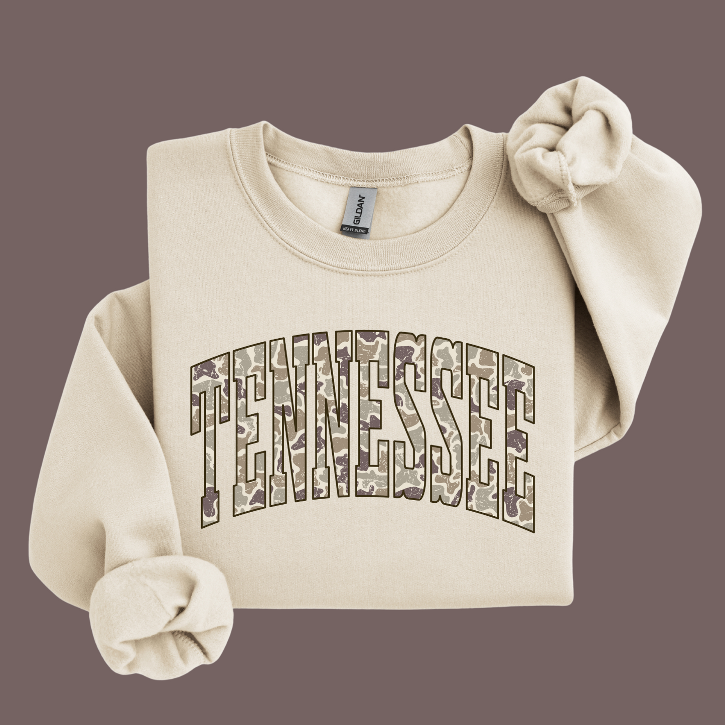 Camo Tennessee Crewneck