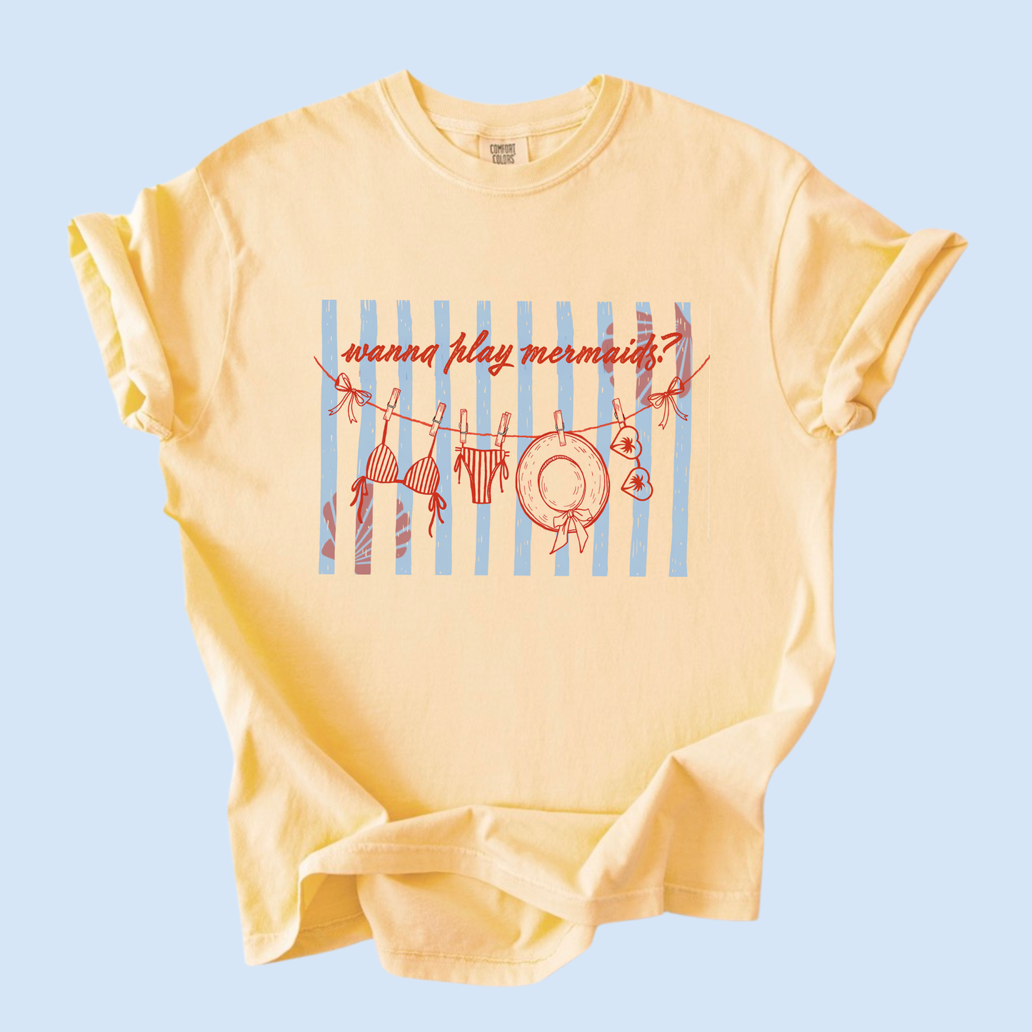 Wanna Play Mermaids Tee