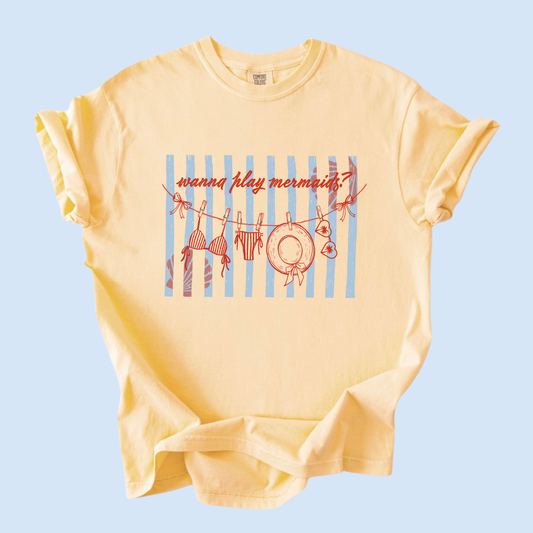 Wanna Play Mermaids Tee