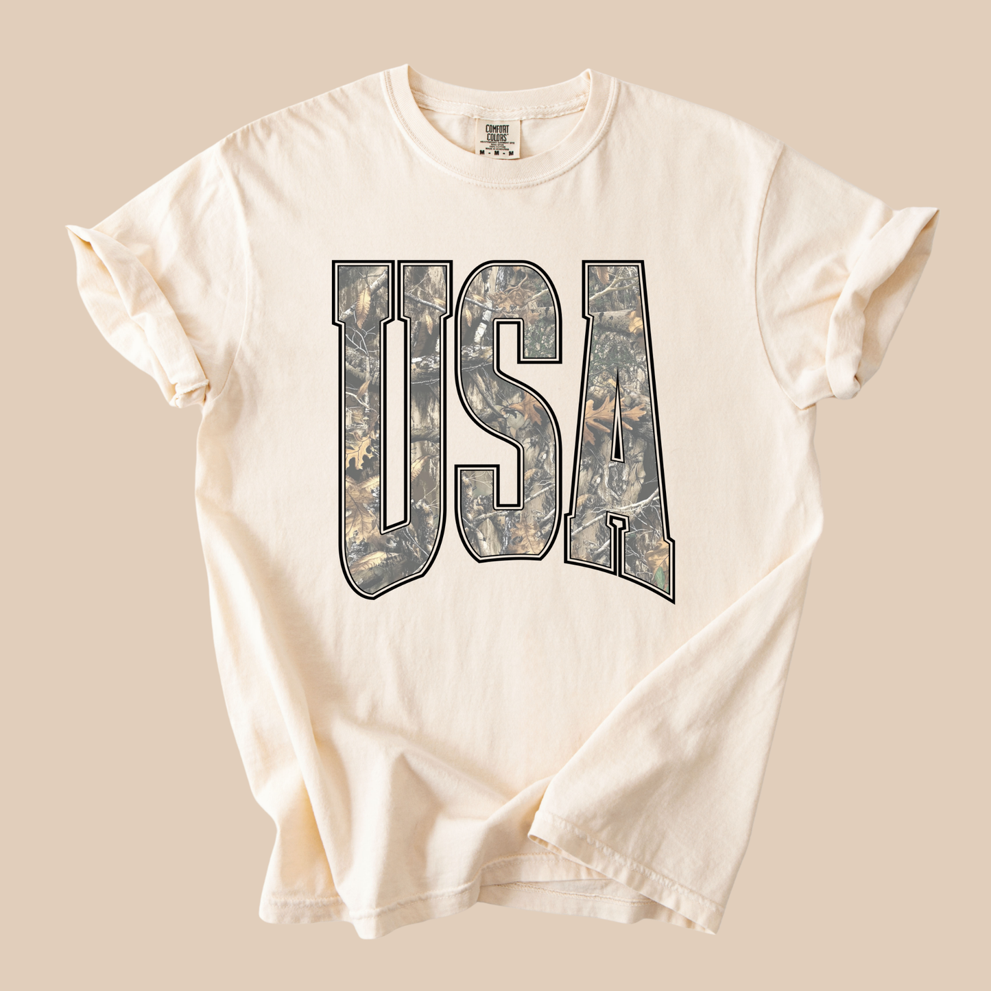 Camo USA Tee