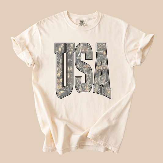 Camo USA Tee